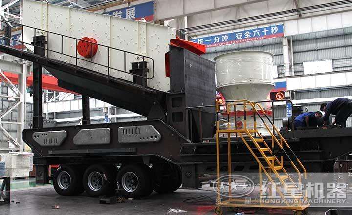 流動式液壓圓錐碎石機(jī)，生產(chǎn)效能高，智能先進(jìn)