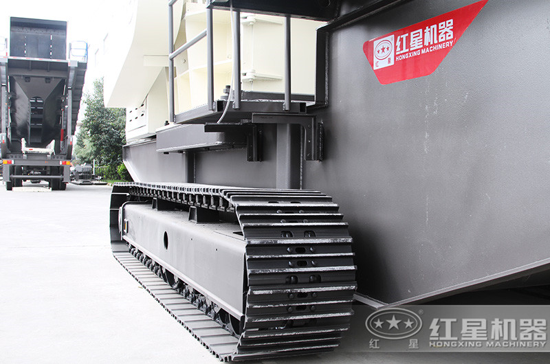 可移動建筑工地垃圾粉碎機，履帶液壓驅(qū)動